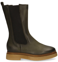 Gioia 2PALAS204 Donkergroen Dames Chelseaboots