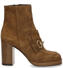 Gioia Manar Bruin Dames Enkelboots