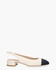 Girona Off-White/Donkerblauw Dames Slingbackloafers