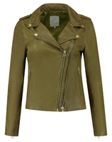 Goosecraft Biker513 Groen Damesjacket