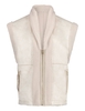Goosecraft Mila Teddy Coat Off-White Damesgilet