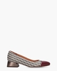 Hailu Zwart/Off-White/Multicolor Damespumps