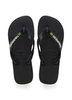 Havaianas Brasil Logo Zwart Herenslippers