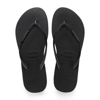 Havaianas Slim Glitter Zwart Damesslippers