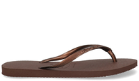 Havaianas Slim Metallic Donkerbruin Damesslippers