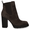 Hogan H542 Donkerbruin Dames Chelseaboots
