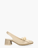 HV253945 Beige Dames Slingbackloafers