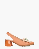 HV253945 Oranje Dames Slingbackloafers
