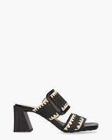 HV253946 Zwart/Off-White Damesslippers