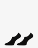 Invisible Footie Cotton ABS 2-Pack Zwart Sneakersokken