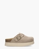 Justine Taupe Dames Clogs