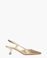 K088 Goud Dames Slingbackpumps