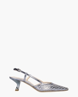 K088 Lichtblauw Dames Slingbackpumps