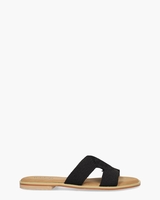 Keet Zwart Damesslippers