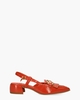 L72105 Rood Dames Slingbackloafers