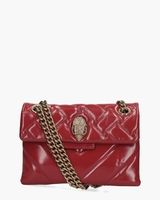 Leather Mini Kensington Bag Rood Tas