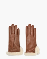 Leather Sheepskin Vent Glove Chestnut Dameshandschoenen