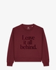 Leave It All Behind Bordeauxrood Damessweater
