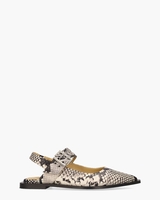 Lella Beige/Zwart Damessandalen