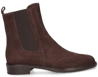 Lilian 8146 Donkerbruin Dames Chelseaboots