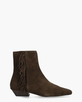 Linette Donkerbruin Dames Enkelboots
