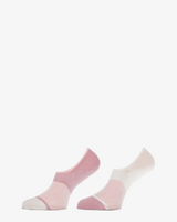 Livia 2-Pack Roze/Wit Dames Sneakersokken