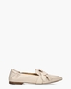 Lola Rayne Off-White/Goud Damesloafers