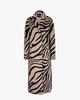 Lotta Coat 1-A Taupe/Zwart Damesjas