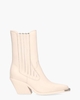 Low-Kole Metal Toe Off-White Dames Chelseaboots
