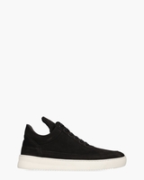 Low Top Nubuck Zwart