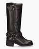 LPMAUD-05POE Zwart Damesboots