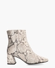 Lugano Off-White/Zilver Dames Enkelboots