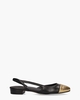 Luisa Zwart/Goud Damesloafers