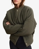 Moon Classic Oversized Padded Bomber Groen Damesjack