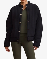Moon Classic Oversized Padded Bomber Zwart Damesjack