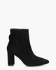 Naima Zwart Dames Enkelboots