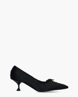 Navari Zwart Damespumps