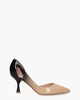 New Vivian Beige/Zwart Damespumps