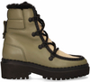 Nubikk Fae Prime Fur Groen/Beige/Zwart Dames Veterboots
