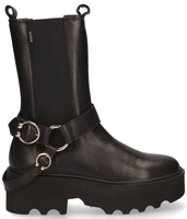 Nubikk Fara Isa Zwart Dames Chelseaboots
