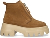 Nubikk Flore Rock Fur Cognac Dames Enkelboots