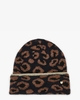 Olinou Beanie Zwart/Bruin Muts