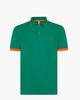 Polo Small Stripes Fluo Groen Heren Poloshirt