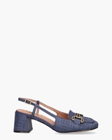 Renée Blauw Slingbackloafers