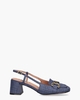 Renee Blauw Slingbackloafers