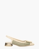 RHV254046 Beige/Groen Damespumps