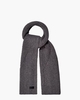 Ribbed Knit Stripe Scarf Metal Sjaal