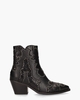 Rodeo Zwart Dames Enkelboots