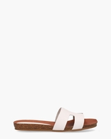 Rosy Wit Damesslippers