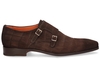 Santoni 10053 Bruin Heren Gespschoenen